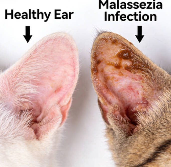 Itchy Ears in Cats Aren’t Always Ear Mites — Malassezia May Be the Real Cause